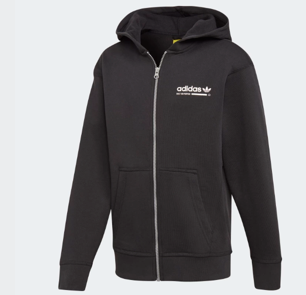A thick, zip-up hoodie is a great layer for any kid on the coldest days